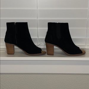 Toms Majorca Black Women's Booties